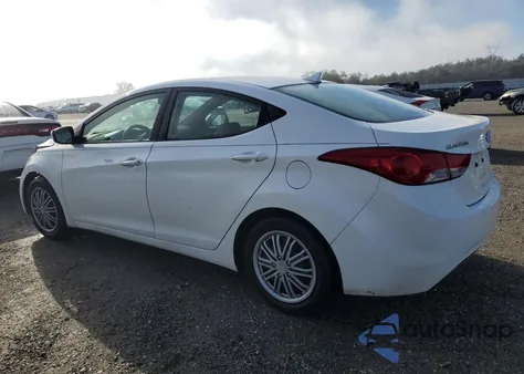 2012 Hyundai Elantra Gls z USA, uszkodzony, nr VIN 5NPDH4AE0CH069368